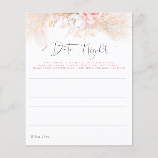 Pampas Grass Rosa Blumenstrauß (Vorderseite)