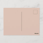 Pampas Grass RSVP Cards Postkarte (Rückseite)