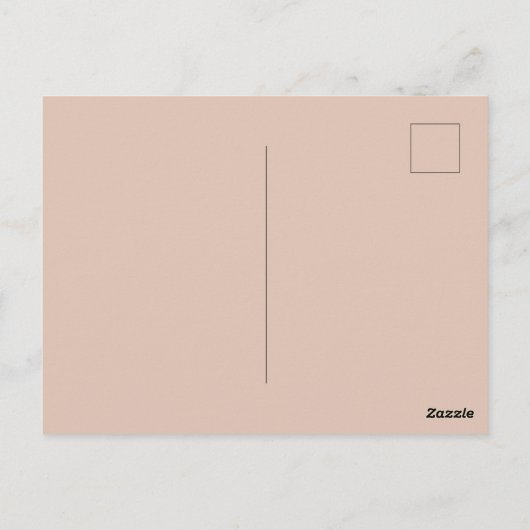 Pampas Grass RSVP Cards Postkarte (Rückseite)