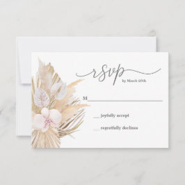 Pampas Grass RSVP-Karte RSVP Karte