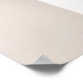 Pampas Grass Soft Floral Brautparty Willkommen Poster (Ecke)