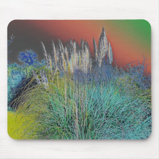 Pampas Grass Solarized Mousepad (Vorne)