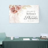 Pampas Grass Tan Brautparty Willkommen Banner (Messeveranstaltung)