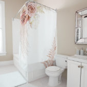 Pampas Grass Tan Terracotta Duschvorhang (Beispiel)