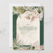 Pampas Grass TEA PARTY Brautparty Mittagessen (Rückseite)