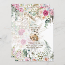 Pampas Grass TEA PARTY Brautparty Mittagessen