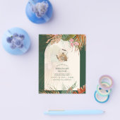 Pampas Grass TEA PARTY Brautparty Mittagessen Flyer (Einzeln)