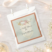 Pampas Grass Terra Cotta Blumengrün Bridal Geschenktütchen (Ausgeschnitten)