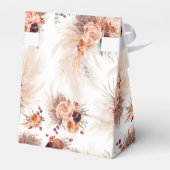 Pampas Grass Terracotta Blume Tropisch Geschenkschachtel (Rückseite)