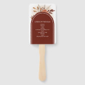 Pampas Grass Terracotta Blumenzwiebelprogramm Fächer (Rückseite)