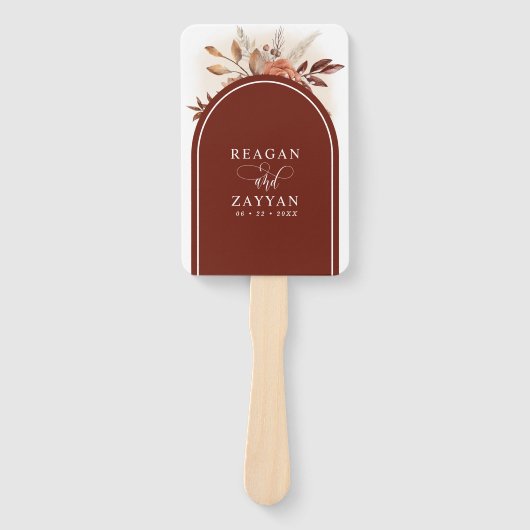 Pampas Grass Terracotta Blumenzwiebelprogramm Fächer (Vorderseite)