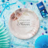 Pampas Grass Terracotta Boho Tan Brautparty Pappteller (Party)