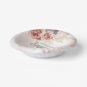 Pampas Grass Terracotta Boho Tan Brautparty Pappteller (Gewinkelt)