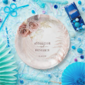 Pampas Grass Terracotta Boho Wedding Pappteller (Party)