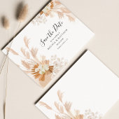 Pampas Grass Terracotta Botanisch Save The Date