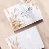 Pampas Grass Terracotta Botanisch Save The Date