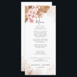 Pampas Grass Terracotta Botanische Hochzeit Menükarte<br><div class="desc">Auf unserer Hochzeitskarte finden Sie Pampas-Gras und rosa Blumen mit Schrift und moderner Typografie. Fügen Sie einfach Ihr Menü hinzu, indem Sie auf den Knopf "Personalisieren" klicken, oder ändern Sie den Hintergrund und das Layout komplett, um Ihre Hochzeitsfarben anzupassen. TIPP: Entsprechende Produkte mit diesem Design sind im Folgenden im Geschäft...</div>
