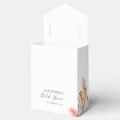 Pampas Grass Terracotta Botanisches Brautparty Geschenkschachtel (Geöffnet)