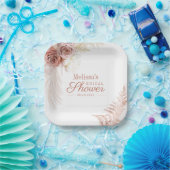 Pampas Grass Terracotta Brautparty Pappteller (Party)