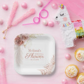 Pampas Grass Terracotta Brautparty Pappteller (Party)