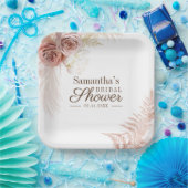 Pampas Grass Terracotta Brautparty Pappteller (Party)