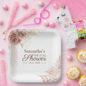 Pampas Grass Terracotta Brautparty Pappteller (Party)