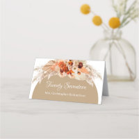 Pampas grass terracotta brennen orange-beige rot