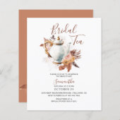 Pampas Grass Terracotta Bridal Tee Party Dusche (Vorne/Hinten)