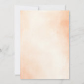 Pampas Grass Terracotta Floral Boho Hochzeit im He Einladung (Rückseite)