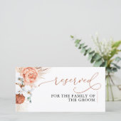 Pampas Grass Terracotta Hochzeit vorbehalten (Stehend Vorderseite)