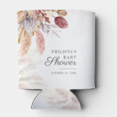 Pampas Grass Terracotta Kinderdusche Dosenkühler (Rückseite)