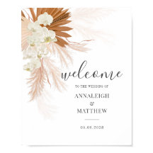 Pampas Grass Terracotta Skript Minimalistische Hoc