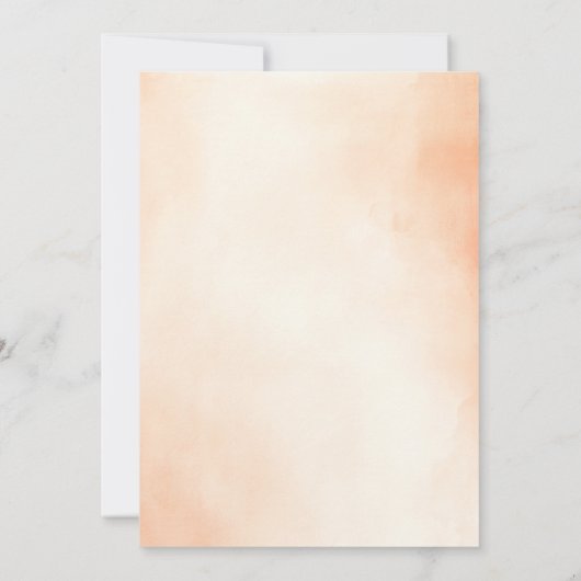 Pampas Grass Terracotta Stürze Engagement Party Einladung (Rückseite)