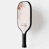 Pampas Grass Terracotta Wedding Bride Team Pickleball Schläger (Links)