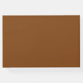 Pampas Grass Terracotta Wedding Gästebuch (Rückseite)