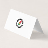 Pampas Grass Terracotta Wüste Palms Visitenkarten (Rückseite)