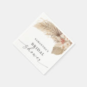 Pampas Grass Trockenes Palm Brautparty Serviette (Ecke)