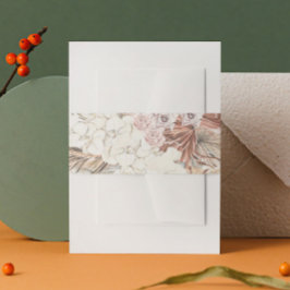 Pampas Grass Tropical Dschungel Wedding Einladungsbanderole