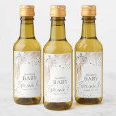 Pampas Grass und Boho Weinetikett (Flaschen)