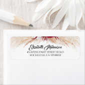 Pampas Grass und Burgund rote Akzente (Insitu)