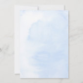 Pampas Grass und Elegante Blume Engagement Partei Einladung (Rückseite)