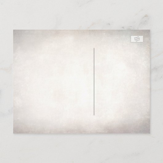 Pampas Grass und Greenery Boho Save the Date Ankündigungspostkarte (Rückseite)