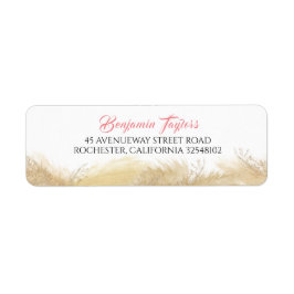 Pampas Grass Watercolor Exotic