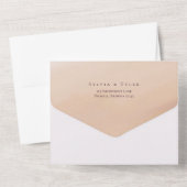 Pampas Grass Wedding All In One Einladung (Rückseite)