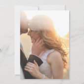 Pampas Grass Wedding Invitation Einladung (Rückseite)