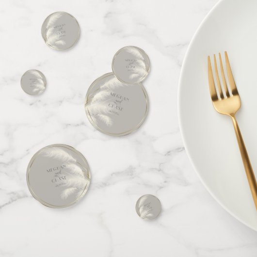 Pampas Grass Wedding Konfetti (Gruppe)