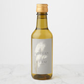 Pampas Grass Weinetikett (Vorderseite)