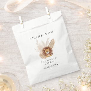 Pampas niedlich Lion Babydusche Geschenktütchen