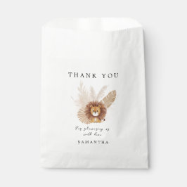 Pampas niedlich Lion Babydusche Geschenktütchen