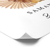 Pampas niedlich Lion Babydusche Poster (Ecke)